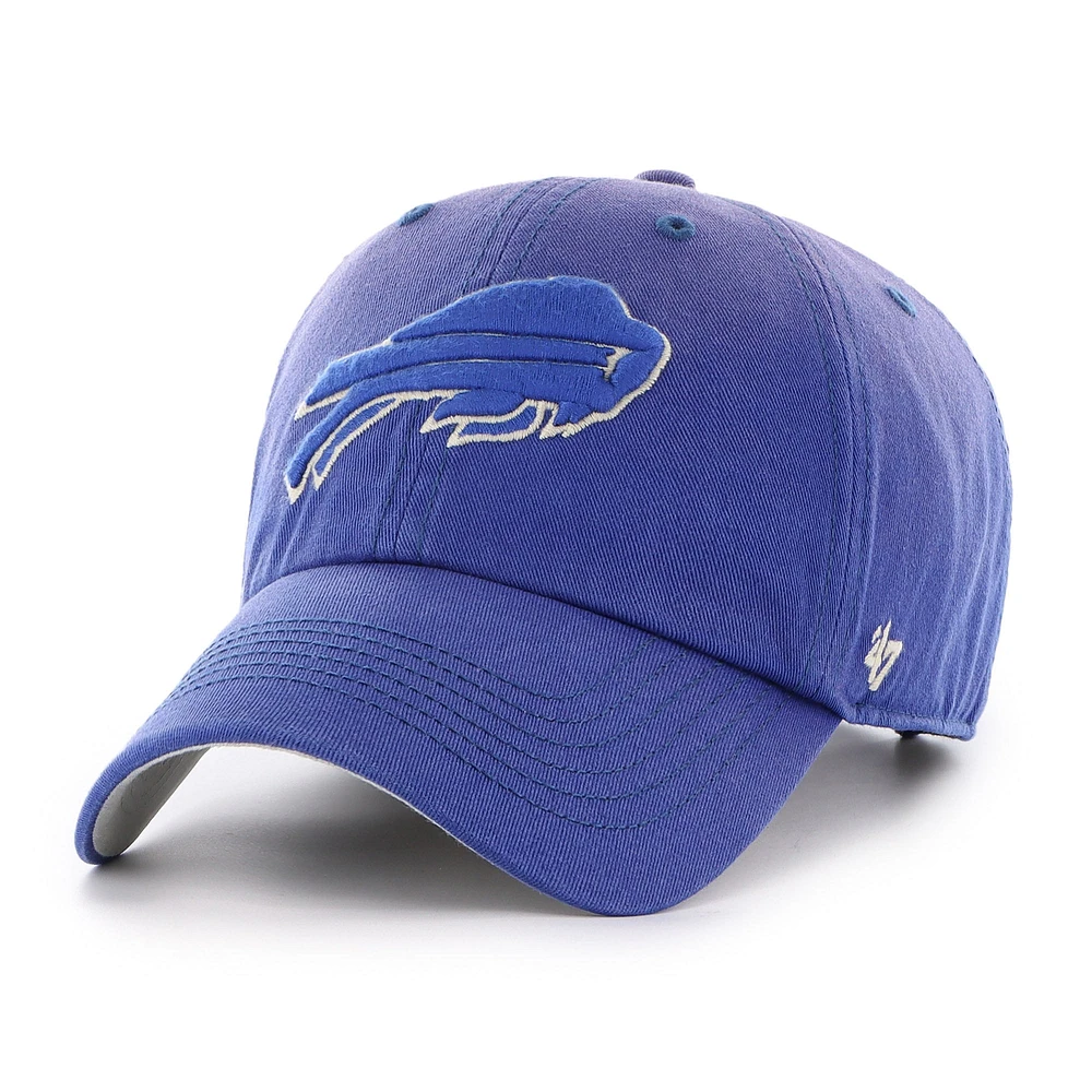 Men's '47 Royal Buffalo Bills Dusted Clean Up Adjustable Hat