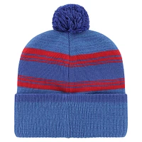 Men's '47 Royal Buffalo Bills Fadeout Cuffed Knit Hat with Pom