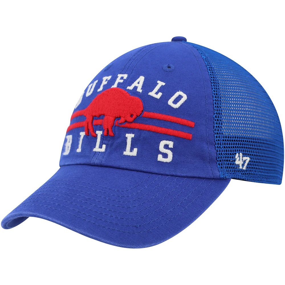 Casquette Snapback '47 Royal Buffalo Bills Legacy Highpoint Trucker Clean Up pour hommes