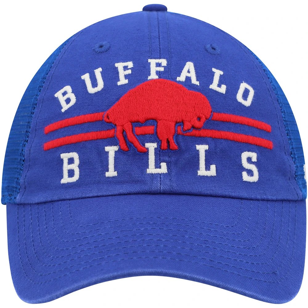 Men's '47 Royal Buffalo Bills Legacy Highpoint Trucker Clean Up Snapback Hat