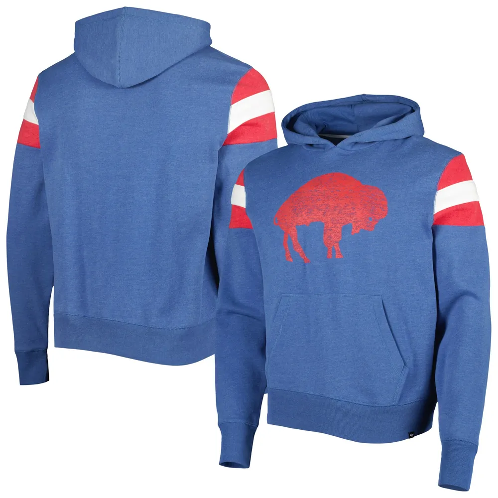 Men's The Wild Collective Black Buffalo Bills Camo Pullover Hoodie