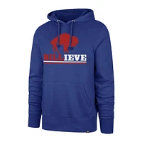 Men's '47 Royal Buffalo Bills Regional Headline Pullover Hoodie