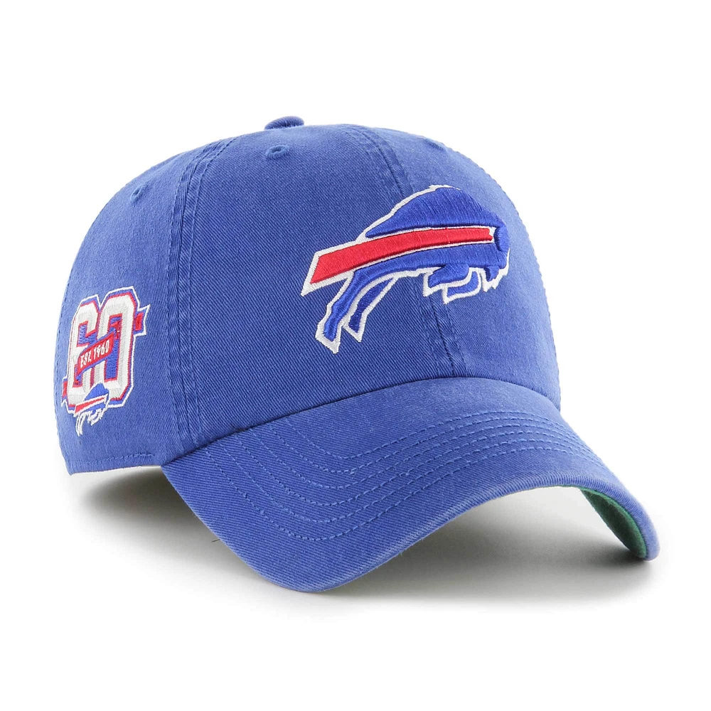 Men's '47 Royal Buffalo Bills Sure Shot Franchise Fitted Hat