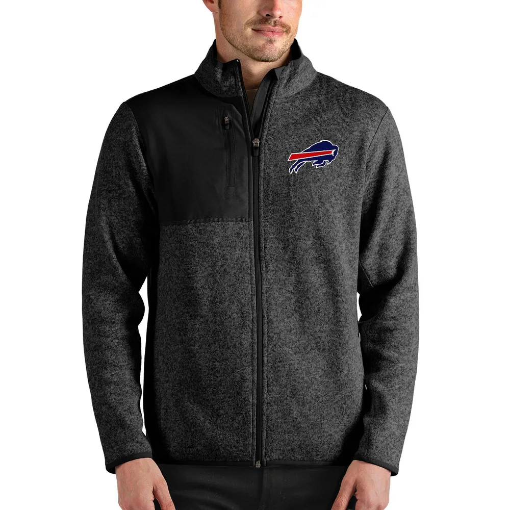 Men's Buffalo Bills Tommy Hilfiger Navy/Gray Anorak Hoodie Quarter-Zip  Jacket