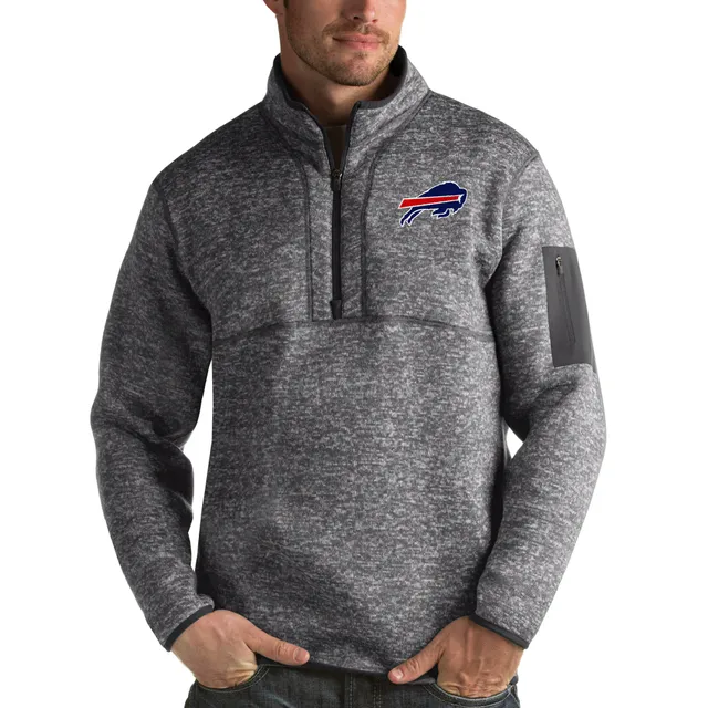 The Wild Collective Men's Buffalo Bills Hooded Full-Button Denim Jacket