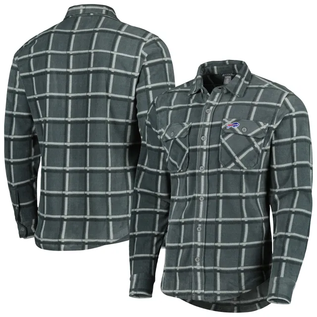 Lids Pittsburgh Steelers Antigua Industry Flannel Button-Up Shirt Jacket -  Black