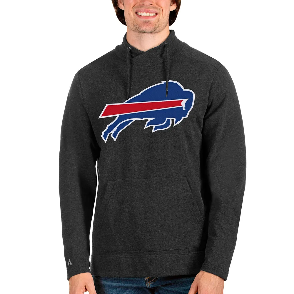 Lids Buffalo Bills Antigua Team Reward Crossover Neckline Pullover  Sweatshirt - Heathered Black