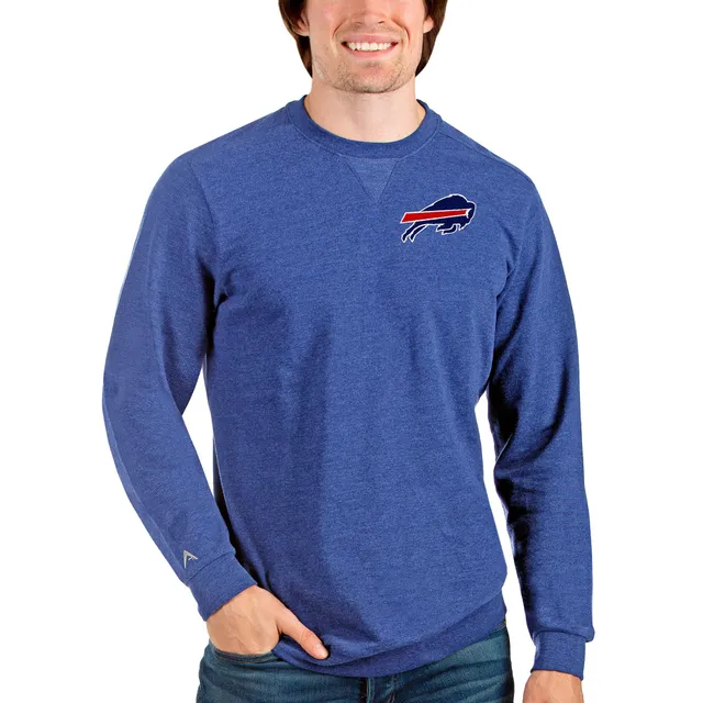 Buffalo Bills Antigua Women's Victory Crewneck Chenille Pullover Sweatshirt  - White