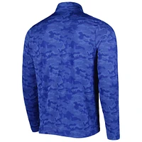 Sweat-shirt à fermeture éclair quart de tour Antigua Royal Buffalo Bills Brigade pour homme