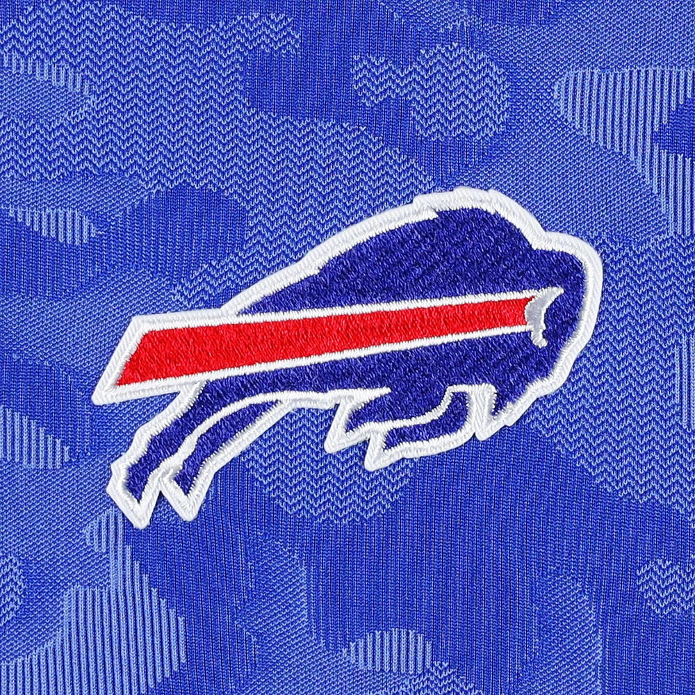 Sweat-shirt à fermeture éclair quart de tour Antigua Royal Buffalo Bills Brigade pour homme