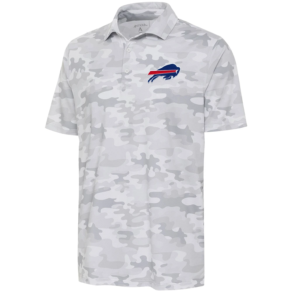 Men's Antigua White Buffalo Bills Collide Polo