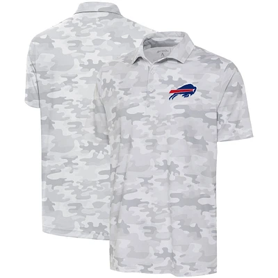 Men's Antigua White Buffalo Bills Collide Polo