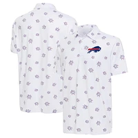 Men's Antigua White Buffalo Bills Fireworks Polo