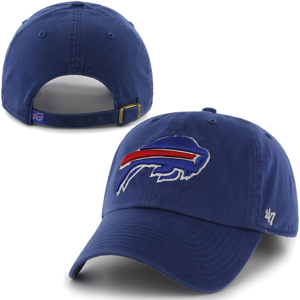 Chapeau réglable de nettoyage bleu royal de la marque Buffalo Bills '47 pour hommes