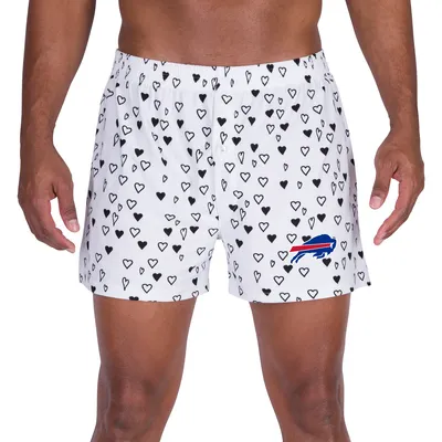 Buffalo Bills Concepts Sport Epiphany Allover Print Boxer Shorts - White