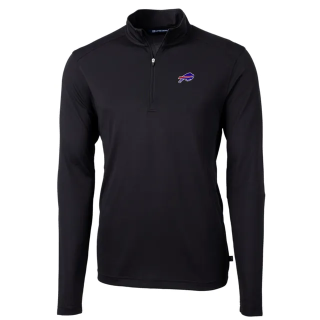 Buffalo Bills Cutter & Buck Big Tall Advantage Long Sleeve Polo - Gray