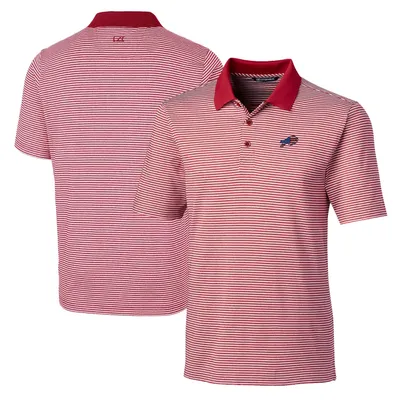 Buffalo Bills Cutter & Buck Big Tall Forge Tonal Stripe Stretch Polo