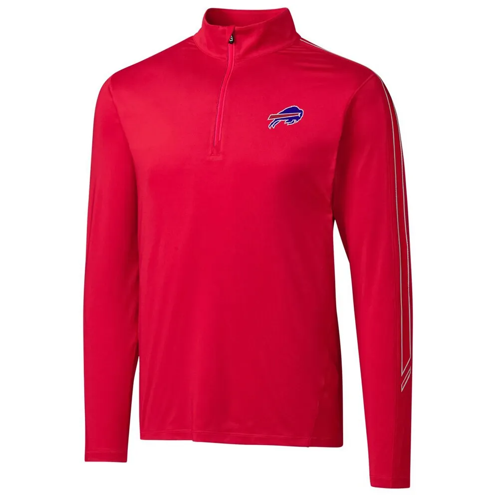 Lids Buffalo Bills Women's Sherpa Quarter-Zip Pullover Jacket - Gray