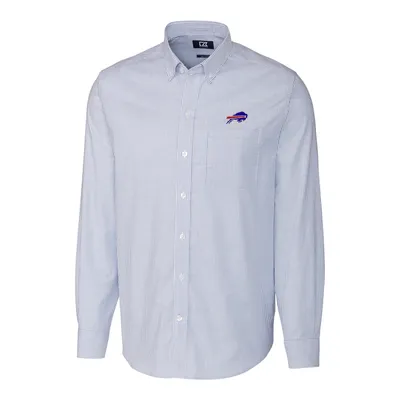 Lids Buffalo Bills Cutter & Buck Big Tall Stretch Oxford Long Sleeve  Button-Down Shirt - Light Blue