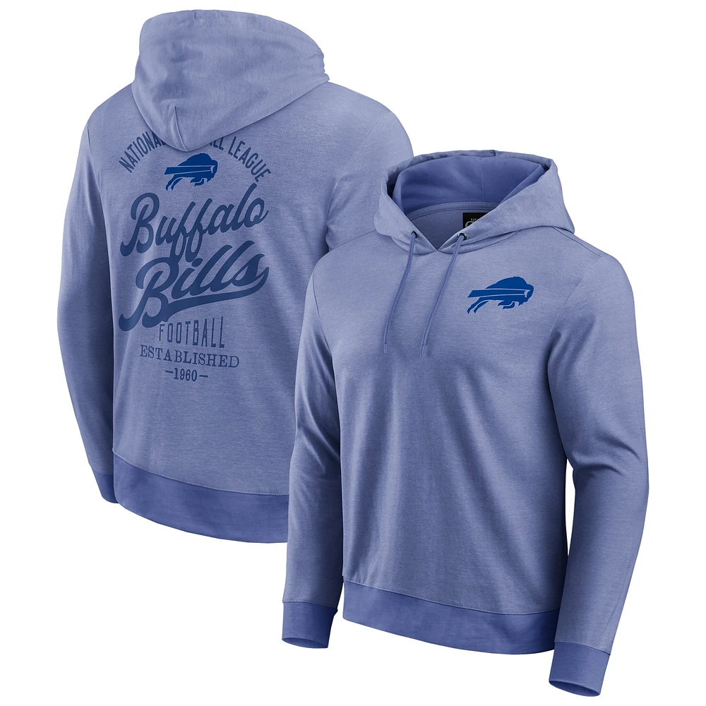 Men's Darius Rucker Collection by Fanatics Royal Buffalo Bills Tonal Knit Pullover Hoodie