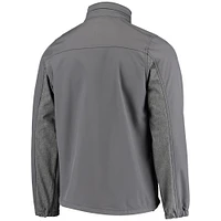 Men's Dunbrooke Graphite Buffalo Bills Circle Zephyr Softshell Full-Zip Jacket