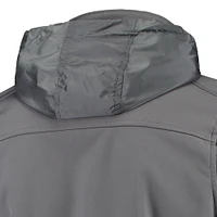 Men's Dunbrooke Graphite Buffalo Bills Circle Zephyr Softshell Full-Zip Jacket