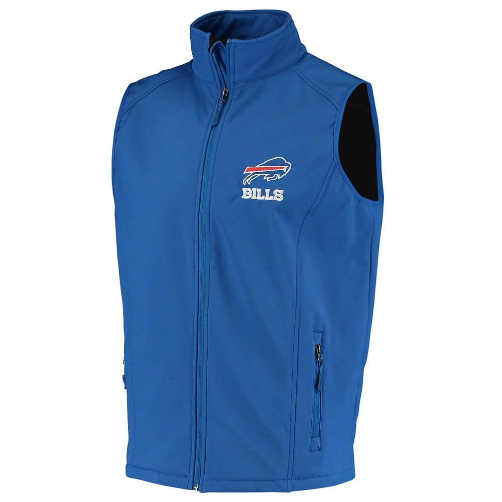 Dunbrooke Royal Buffalo Bills Circle Archer Softshell Gilet à fermeture éclair intégrale pour homme