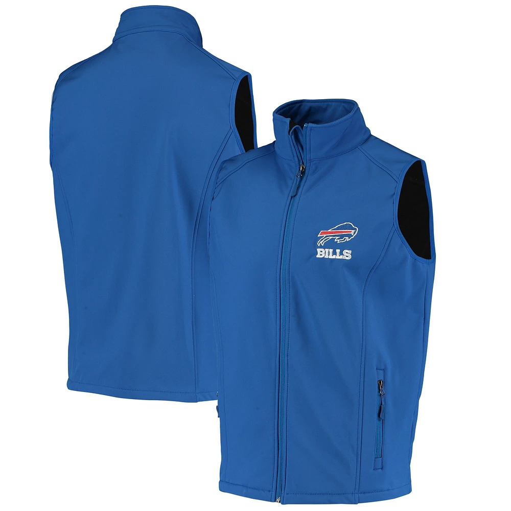 Dunbrooke Royal Buffalo Bills Circle Archer Softshell Gilet à fermeture éclair intégrale pour homme