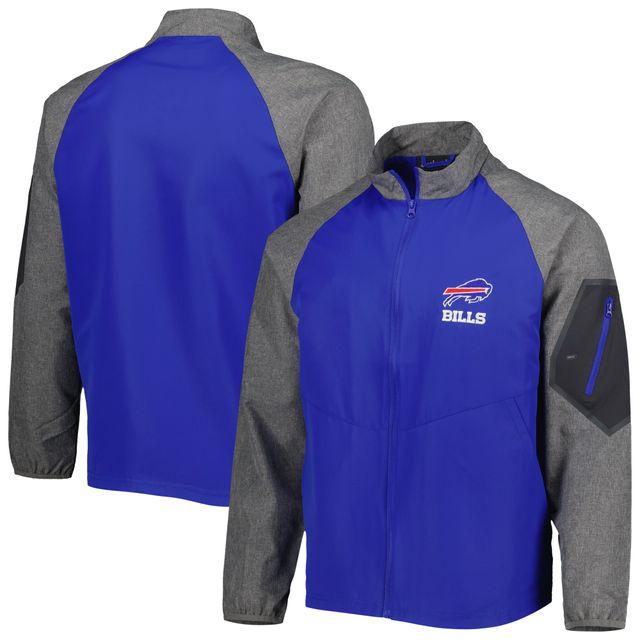 Dunbrooke Royal Buffalo Bills Hurricane Raglan Veste coupe-vent entièrement zippée pour homme