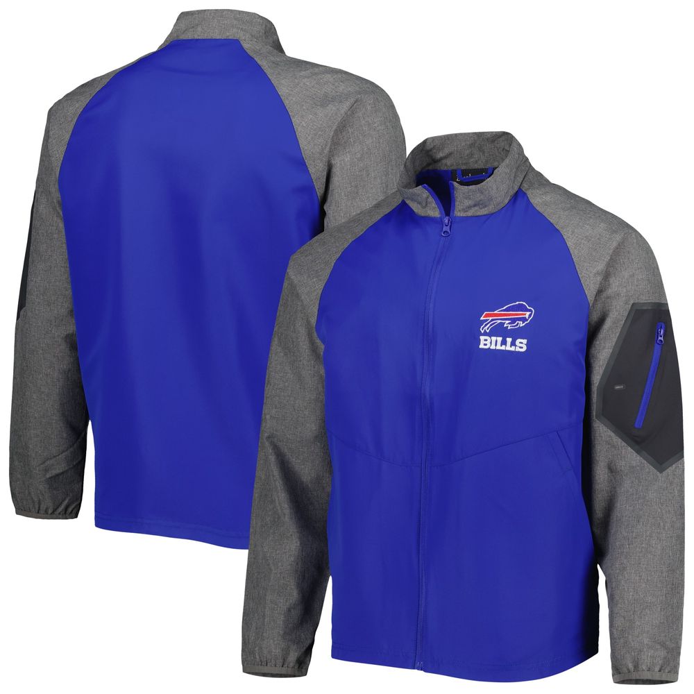 Men's Dunbrooke Royal Buffalo Bills Hurricane Raglan Full-Zip Windbreaker Jacket