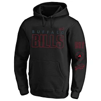 Men's Fanatics  Black Buffalo Bills Big & Tall Fleece Pullover Hoodie