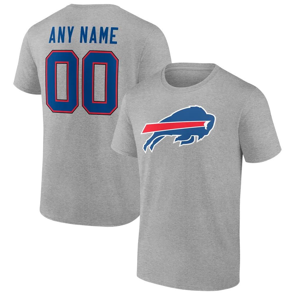 Men's Fanatics Branded Heather Charcoal Buffalo Bills Primary Logo