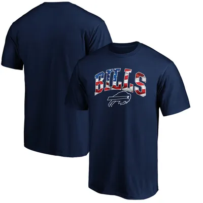 Men's Fanatics Branded Navy Cleveland Browns Big & Tall 4th of July Banner  Wave T-Shirt