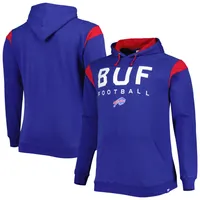 Outerstuff Youth Royal Buffalo Bills Team Logo Pullover Hoodie Size: Small