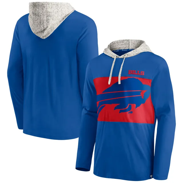 Men's Josh Allen Royal Buffalo Bills Big & Tall Short Sleeve Pullover Hoodie