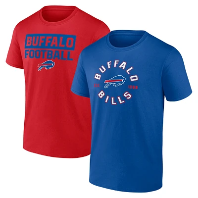 Pack combiné de t-shirts Fanatics Buffalo Bills Serve pour hommes