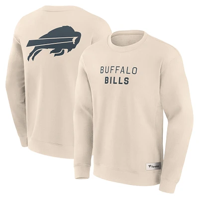 Sweat-shirt à capuche Fanatics pour homme avec lettrage Buffalo Bills Elements Future Ground Cream