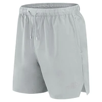 Short Fanatics gris pour homme, style micro ton sur ton