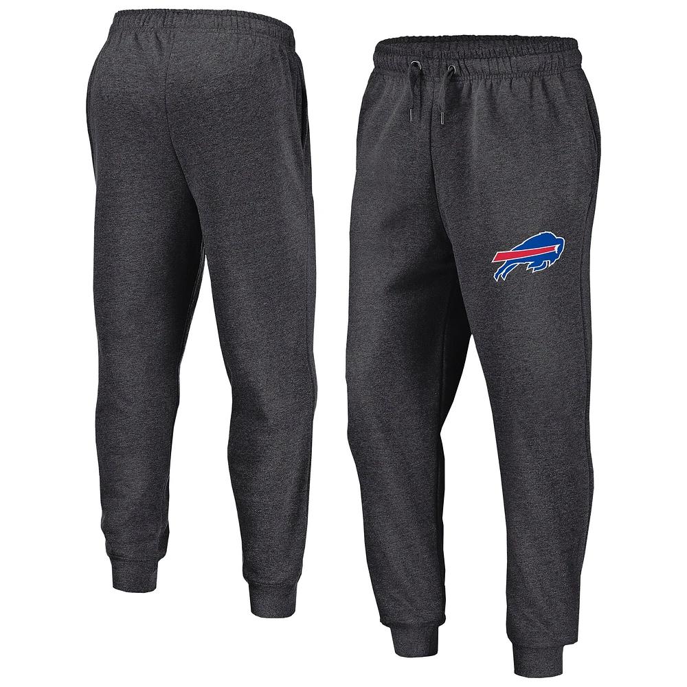 Men's Fanatics  Heather Charcoal Buffalo Bills Boost Fleece Joggers