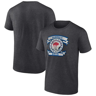 Men's Fanatics Heather Charcoal Buffalo Bills Wingback Carry T-Shirt