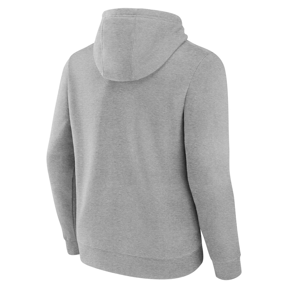 Sweat à capuche en polaire pour homme Fanatics Heather Grey Buffalo Bills Deliver