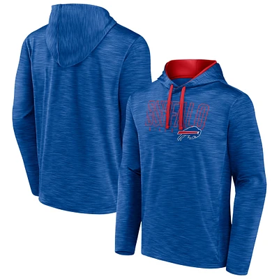 Men's Fanatics Heather Royal Buffalo Bills Hook and Ladder Pullover Hoodie