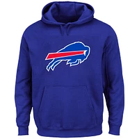 Men's Fanatics Josh Allen Royal Buffalo Bills Big & Tall Fleece Name Number Pullover Hoodie