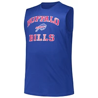 Men's Fanatics Josh Allen Royal Buffalo Bills Big & Tall Muscle Tank Top