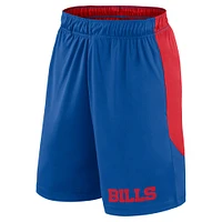 Short de lancement Fanatics Royal/Red Buffalo Bills pour hommes grande taille