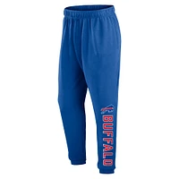 Pantalon de survêtement Fanatics Royal Buffalo Bills Big & Tall Chop Block pour hommes