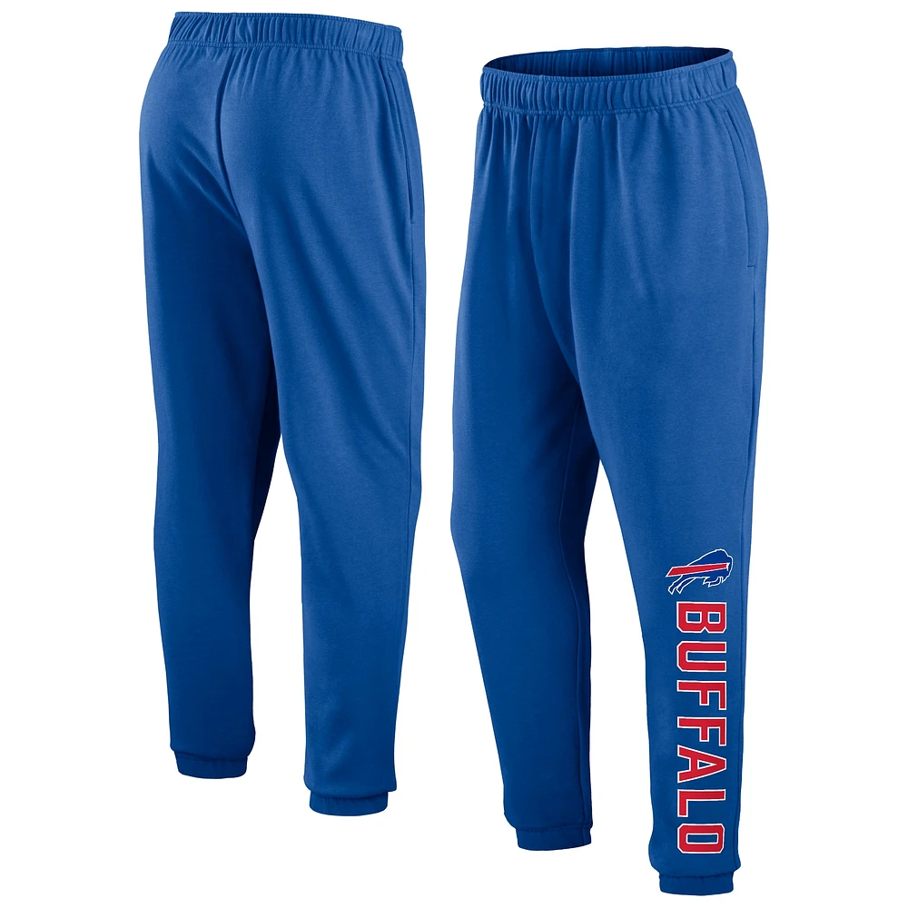 Pantalon de survêtement Fanatics Royal Buffalo Bills Big & Tall Chop Block pour hommes