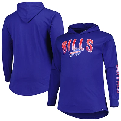 Sweat à capuche Fanatics Royal Buffalo Bills Big & Tall Front Runner pour hommes