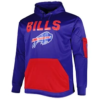 Men's Fanatics Royal Buffalo Bills Big & Tall Pullover Hoodie