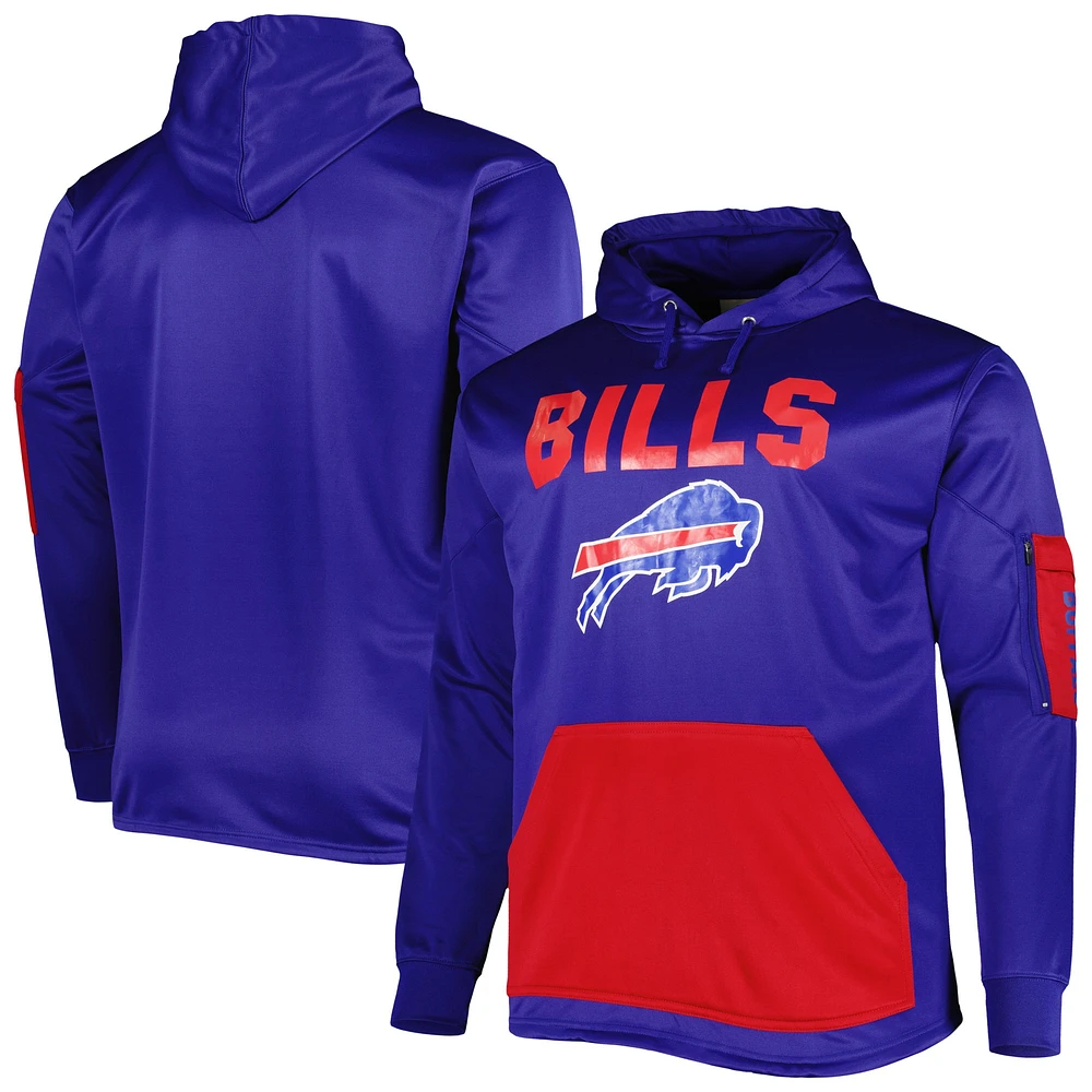 Sweat à capuche Fanatics Royal Buffalo Bills Big & Tall pour hommes